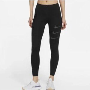 Nike Epic Luxe Run Division Women's Mid-Rise Running Leggings (Black)
